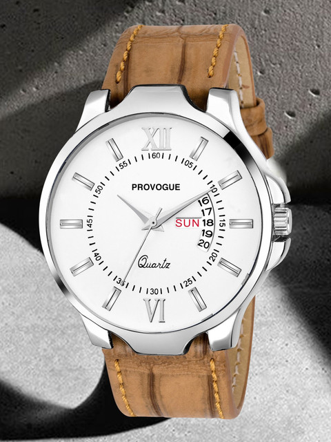 PROVOGUE Day and Date Function Quartz Analog Watch For Men Buy