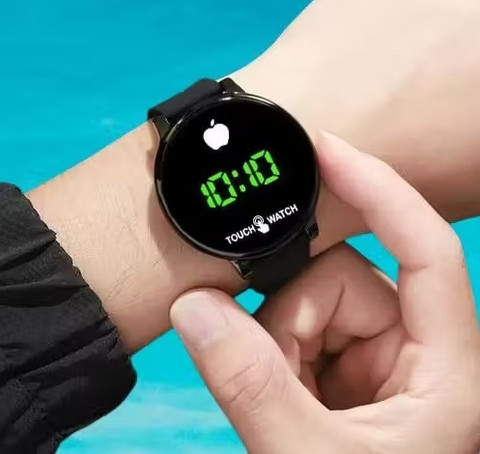 MAALAXMITRADRES Black Digital Screen Touch Led Watch For Kids Digital Watch  For Boys Girls