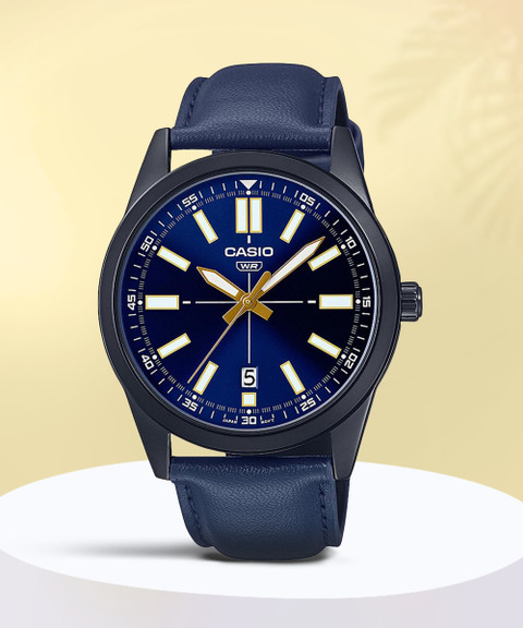 CASIO MTP-VD02BL-2EUDF Enticer Men Analog Watch For Men Buy