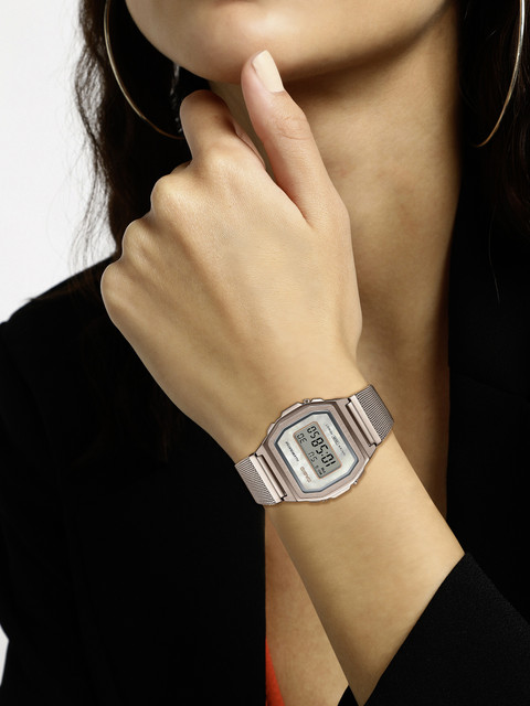 CASIO A1000MCG-9EF Vintage Rose Gold Dial Rose Gold Stainless