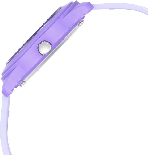 Zoop Zoop Solid Colours Purple Dial Lavender PlasticStrap Analog