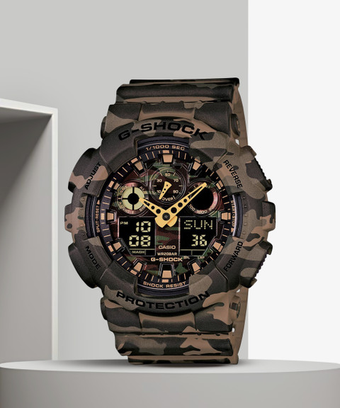 CASIO GA-100CM-5ADR G-Shock ( GA-100CM-5ADR ) Analog-Digital Watch