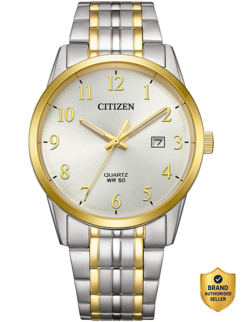CITIZEN Citizen men's quartz watch Silver Dial-BI5007-53A Analog