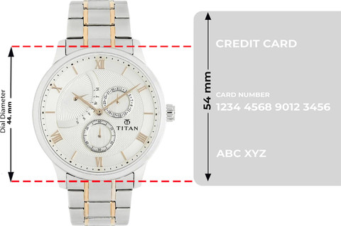 Titan NQ90101KM01 Classique Retrogrades Analog Watch For Men