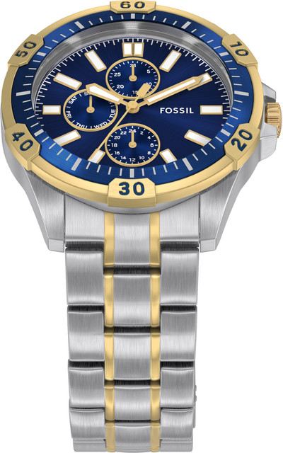 Fossil Dean Chronograph Stainless Steel Fossil Watch Strap - Main Image