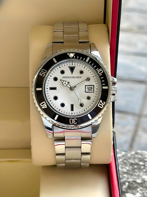 Americanviber DRM009 Adjustable Free Size Lock Date Function Working Smooth  Quality Analog Watch For Men