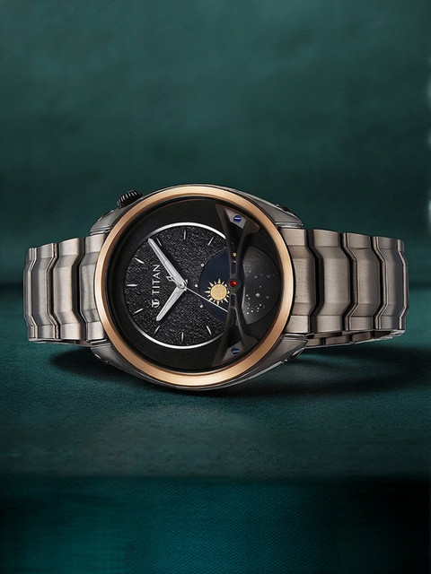 Titan Regallia Titan Stellar Multifunction Black Dial Metallic