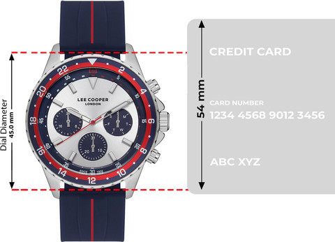 LEE COOPER LC07210.339 Multifunction with Sunray Dial Analog Watch