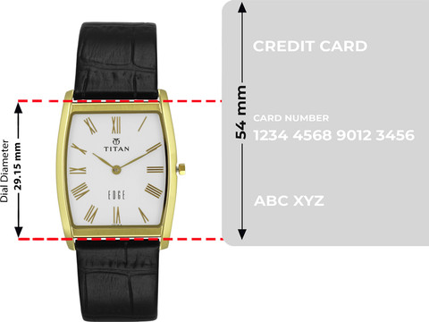 Titan NQ1044YL04 Edge Analog Watch - For Men - Buy Titan