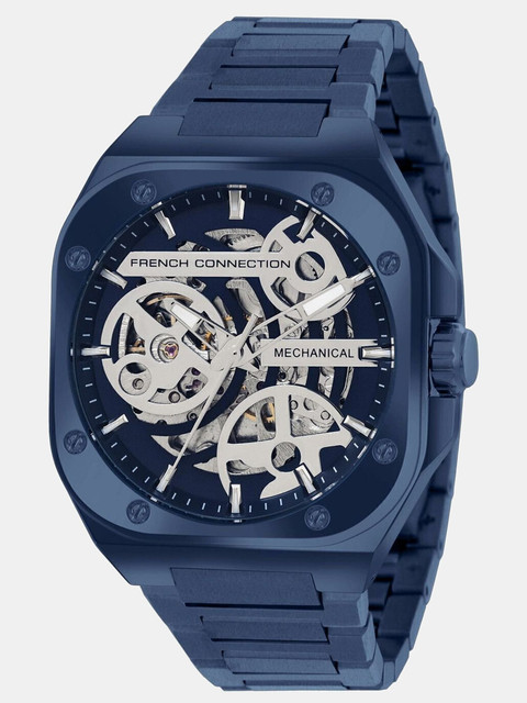 French Connection FCA15UM Blue Textured Dial | Automatic Watch For
