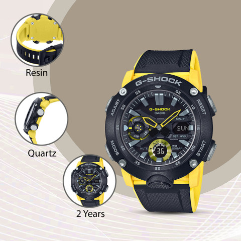 G-SHOCK GA-2000 ブラック/ゴールド Casio G-Shock GA 2000 review: Paves the way for future G-Shock watches