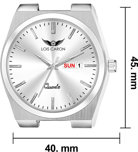LOIS CARON Men's watch LCS-8347 Elegant Series Square Quartz For