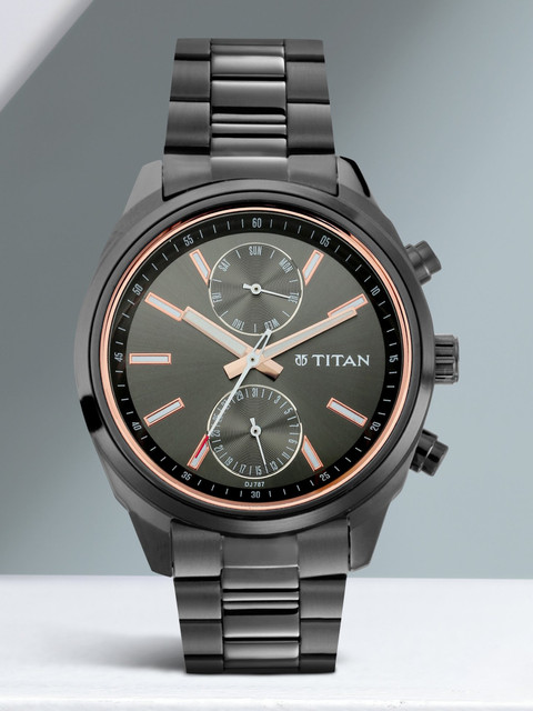 Titan NQ1733NM01 Neo All Black Analog Watch For Men