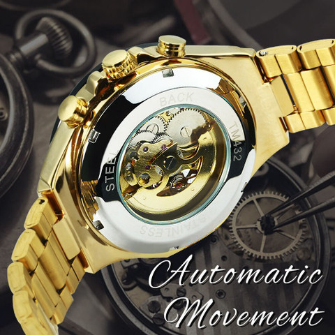 Forsining Hour Glass Automatic Mechanical Self-Winding Automatic