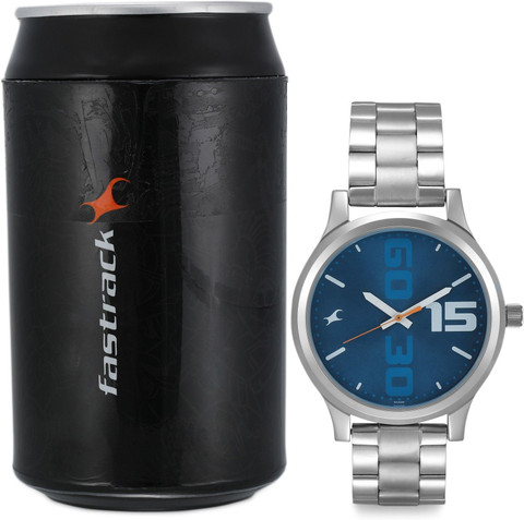Fastrack NP38051SM05 Bold Font Analog Watch For Men