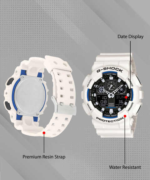 CASIO GA-100B-7ADR G-Shock ( GA-100B-7ADR ) Analog-Digital Watch