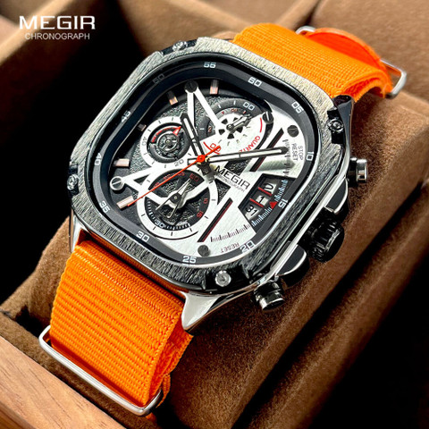 MEGIR Megir Analog Chronograph Luxury with Date Display Analog Watch For  Men