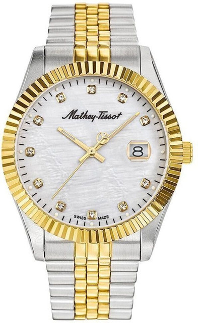 Mathey-Tissot H710BI Swiss Made Quartz Mother Of Pearl Dial Analog