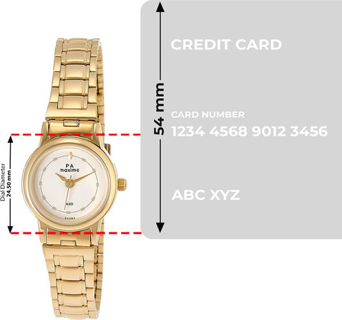 MAXIMA Gold Analog Watch For Women Buy MAXIMA Gold Analog