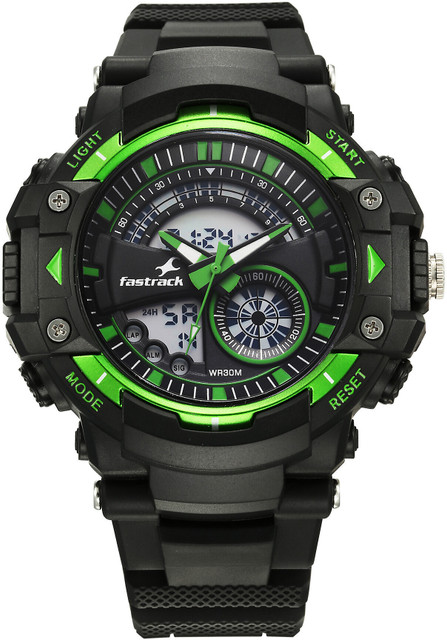 Ana Digi Watch Digital Watch For Man Fastrack Fastrack Black Strap