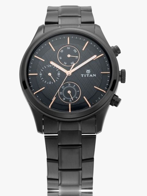 Titan Workwear Multifunction Black Dial Analog Watch for Men - Image 6