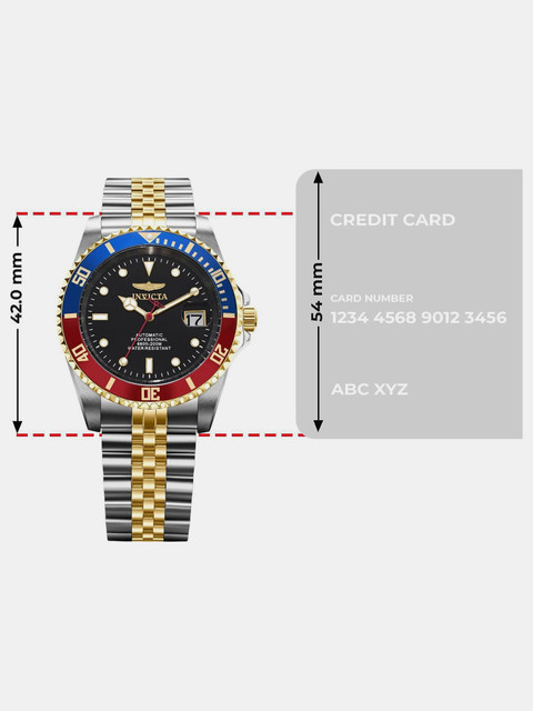 INVICTA 29180 Pro Diver Automatic Black Dial Analog Watch - For