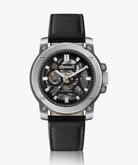 Ingersoll I14401 Automatic Black Skeleton Dial With Lifetime Warranty  Analog Watch For Men