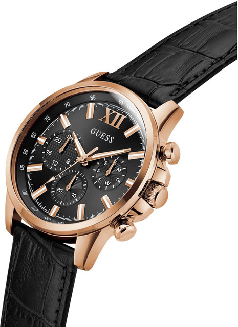 GUESS GW0901G5 GUESS Walker Black Round Dial Analog Watch For Men