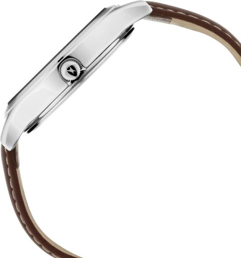 Fastrack 3240SL02 Fastrack With Date Black Dial Brown LeatherStrap ...