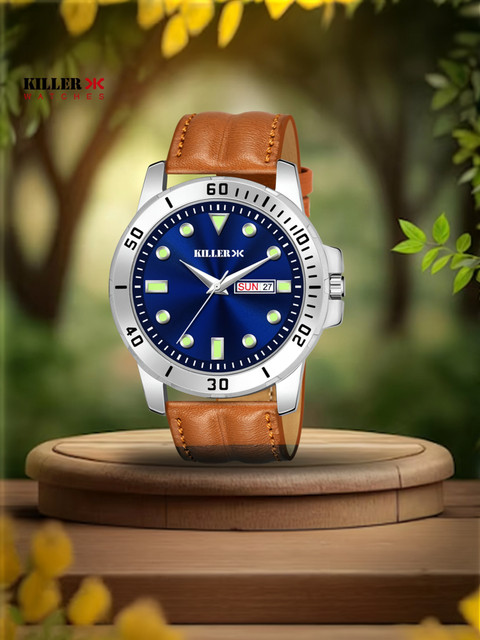 KILLER KILLER-9200-BLUE Working Day and Date Analog Watch - For
