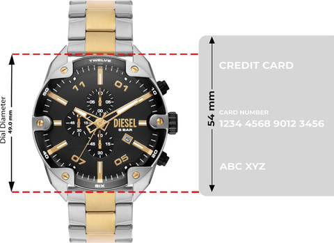 DIESEL Spiked Spiked Analog Watch - For Men - Buy DIESEL Spiked