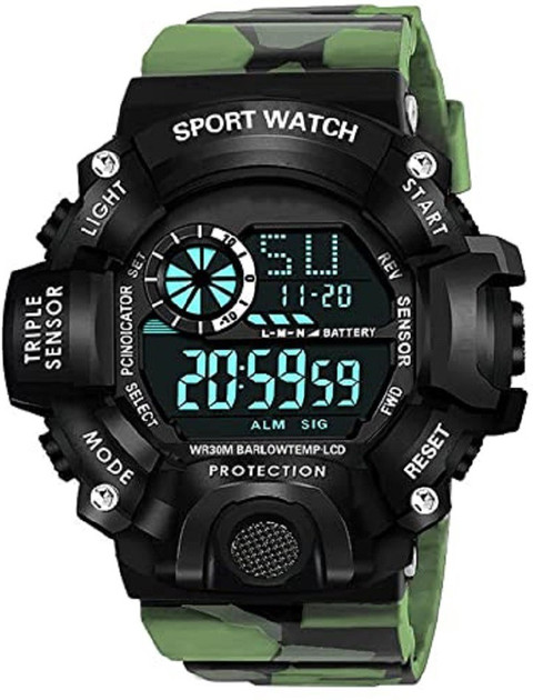 Prozo Green-Army-C-Shock Digital Watch For Boys Buy Prozo