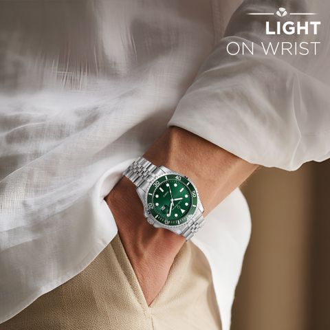 Carlington Meridian CT 4030 Steel Green Analog Watch - Image 8