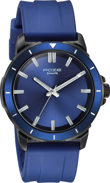 SONATA Sonata Poze 6 Terra Trails Quartz Blue Round Dial Men's