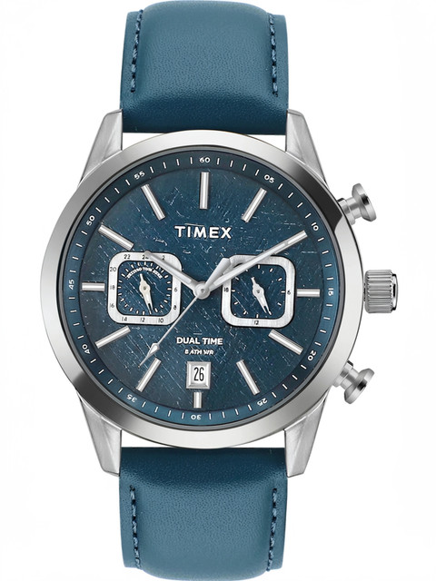 TIMEX Chronograph Dual Time Dark Blue Dial Analog Watch For Men