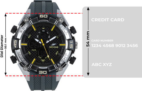 950 SONATA Superfibre Analog-Digital Watch - For Men - Buy SONATA