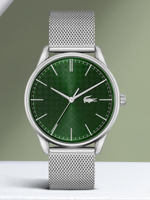Vienna Lacoste Men's Silver Stainless Steel Bracelet Watch