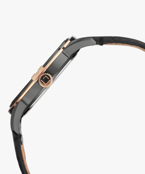 XYLYS Xylys SwiStainless Steel With Date Blue Dial Black