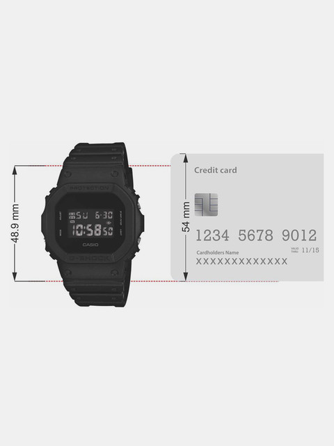 CASIO G-Shock G-SHOCK DW-5600BB-1DR Black Dial Resin Strap Analog