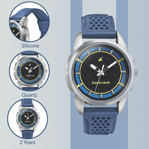 Blue Dial Fastrack Sunburn Strap Sunburn Fastrack Fastrack Sunburn