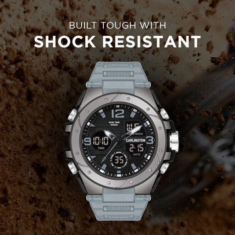 Carlington Endurance 9105 Grey Endurance Series Analog-Digital