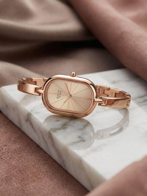 Titan NP2577WM01 Titan Raga Viva Rose Gold Dial Rose Gold  display picture 2