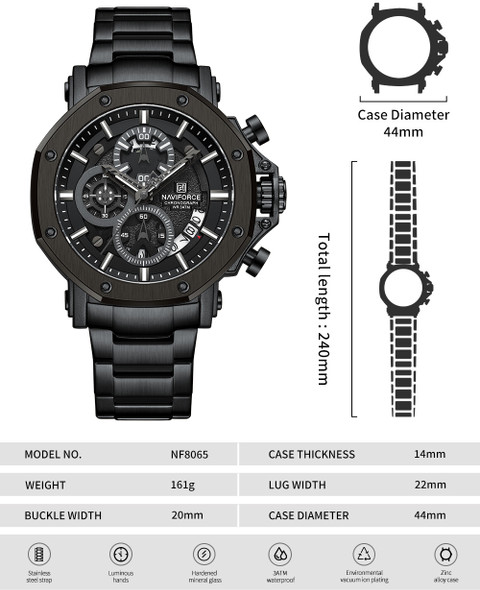 NAVIFORCE Analog Watch For Men