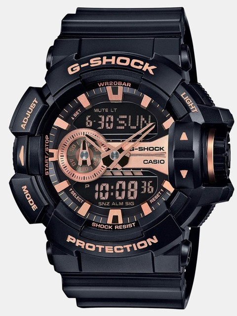 CASIO GA-400GB-1A4DR G-SHOCK GA-400GB-1A4DR Black-Gold Dial Resin