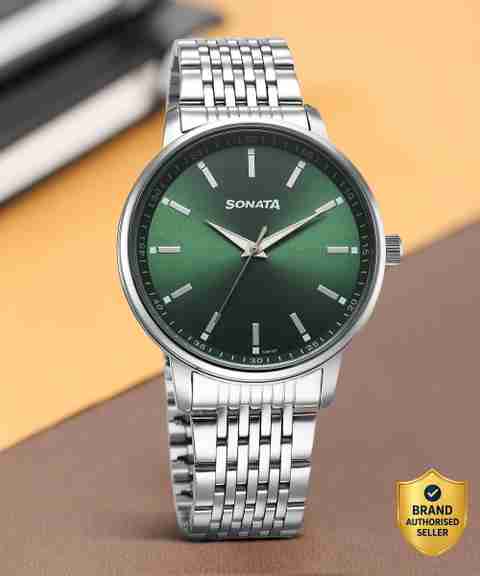SONATA Festive Collection Analog Watch - For Men 77156SM02,NU77156SM02 - Image 5