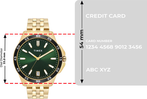 ♢timx♢ TIMEX Date Function, Green Dial Analog Watch - For Men - Buy