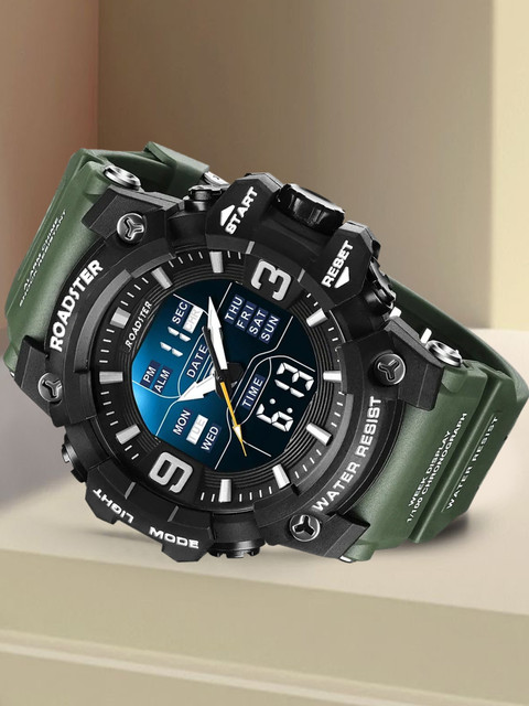 Roadster Multi-Functional Sports Watches Analog-Digital Watch