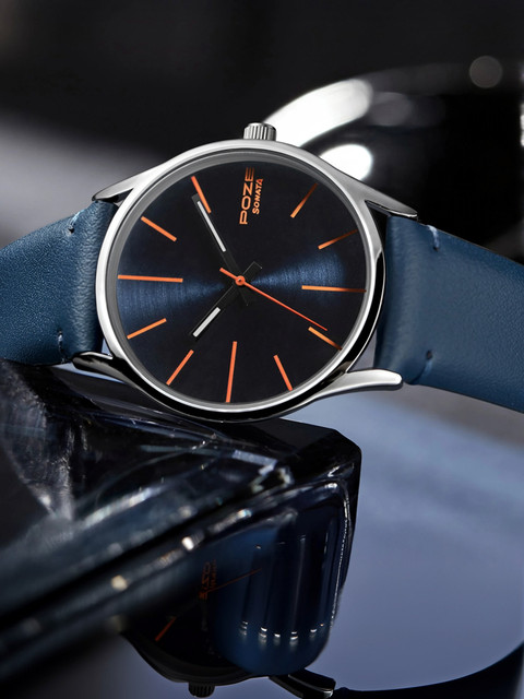 SONATA Poze Men Analog Blue Dial Blue Strap Analog Watch For Men