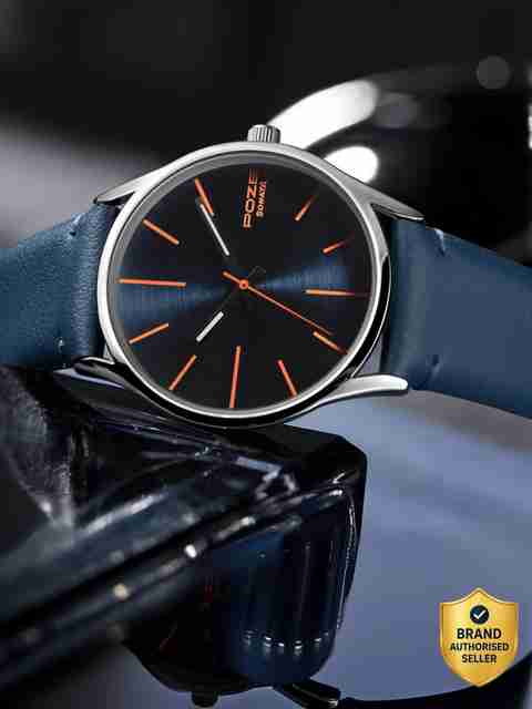 SONATA Poze Men Analog Blue Dial Blue Strap Analog Watch - For Men SP70013SL02W - Image 5