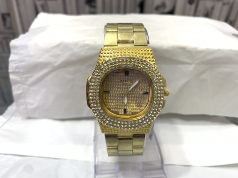 Royal Habibi Royal Habibi Men Diamond Golden Color Watch With